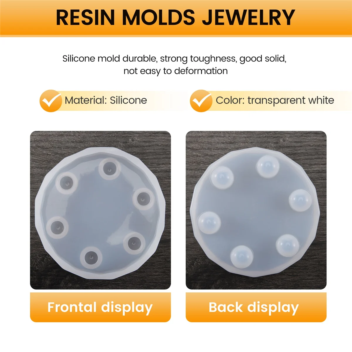 ใหม่ Creative Mini เรซิ่นตารางแม่พิมพ์แม่พิมพ์ซิลิโคนอีพ็อกซี่แม่พิมพ์นิทรรศการตารางแม่พิมพ์ Diy Crafting เครื่องมือ (แม่พิมพ์เท่านั้น) JAS