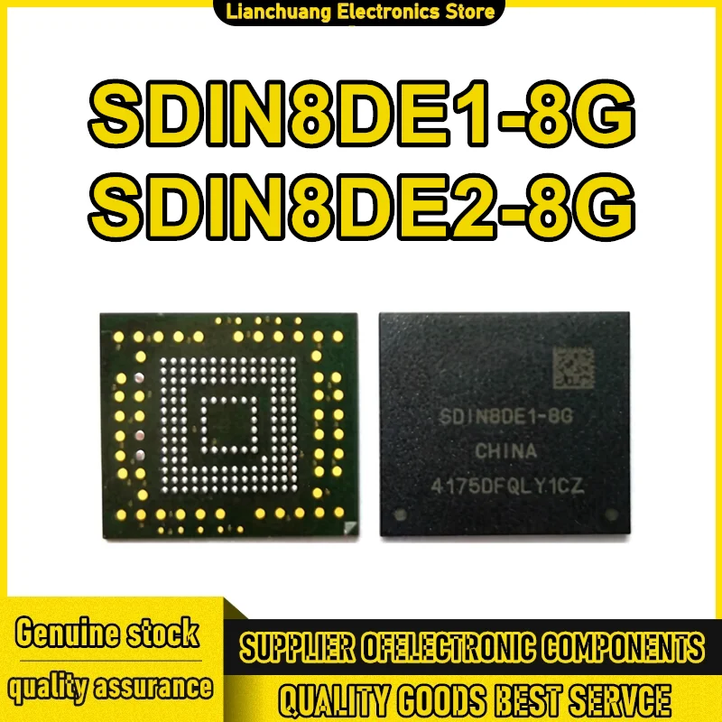 SDIN8DE1-8G SDIN8DE2-8G BGA153 emmc 0-10 IC New Original in Stock