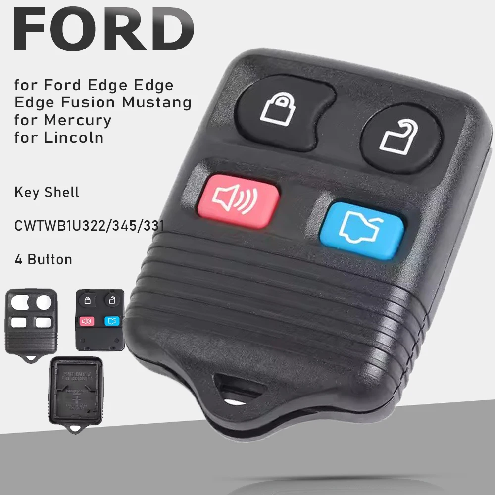 KEYECU 4B حافظة مفتاح بعيد لسيارة فورد إيدج إيدج فيوجن موستانج ل ميركوري لينكولن CWTWB1U345 CWTWB1U331 CWTWB1U322