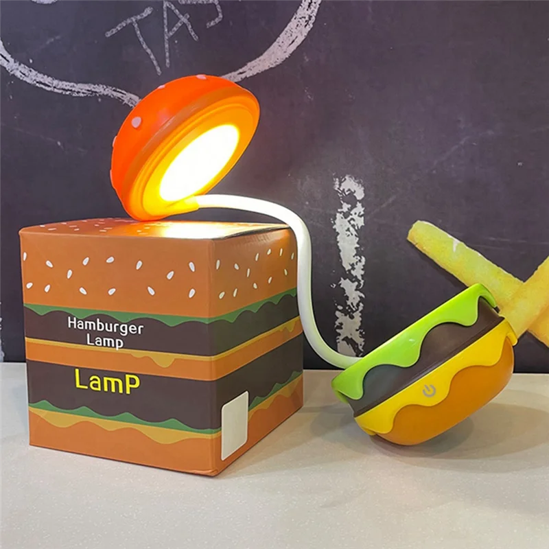 AF90-Hamburg Kindergarten Night Light USB Touch Charging Table Light Retractable Dimmable 3 Modes Gift For Boys And Girls Durabl