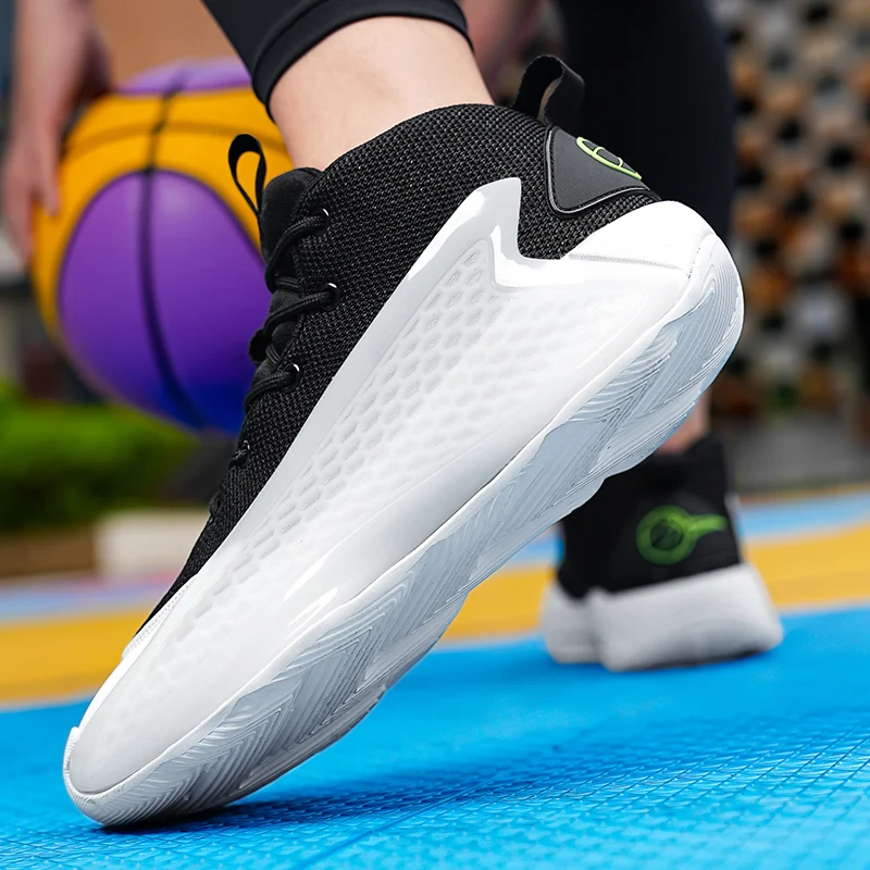 Sepatu Basket Pria Sepatu Kets Ringan Sepatu Olahraga Lari Luar Ruangan Kasual Pelatih Uniseks