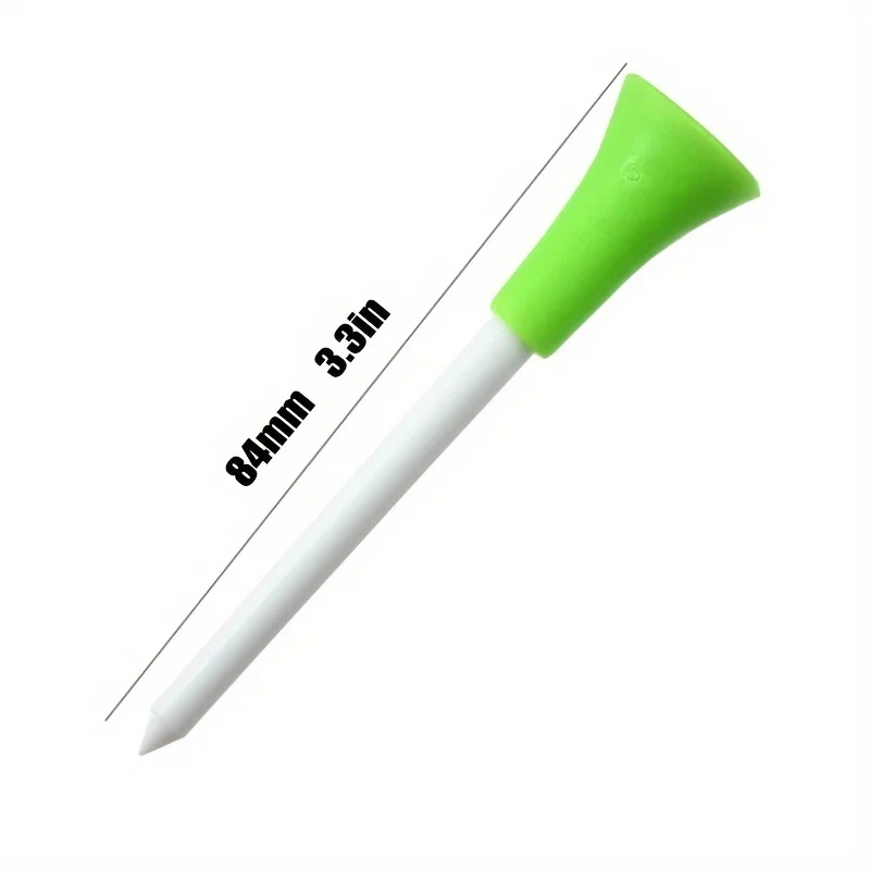 20 قطعة من تي شيرتات الجولف البلاستيكية، قمصان مبطنة بالمطاط المتين، وإكسسوارات الجولف - ألوان عشوائية