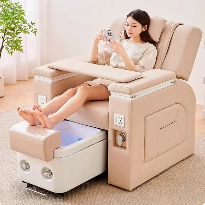 Silla de pedicura profesional, Spa con chorro de agua, sillas de lujo, hermoso Pedal, Fotele de belleza, muebles comerciales de pedicura