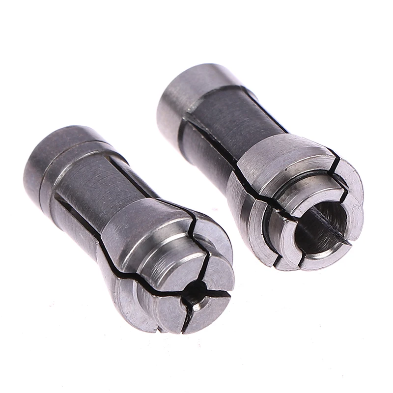 2pcs Trimming Engraving Machine Collet Chucks Die Grinder Router 3mm+6mm Bit Shank Adapter Holds Arbors Shanks Tools New