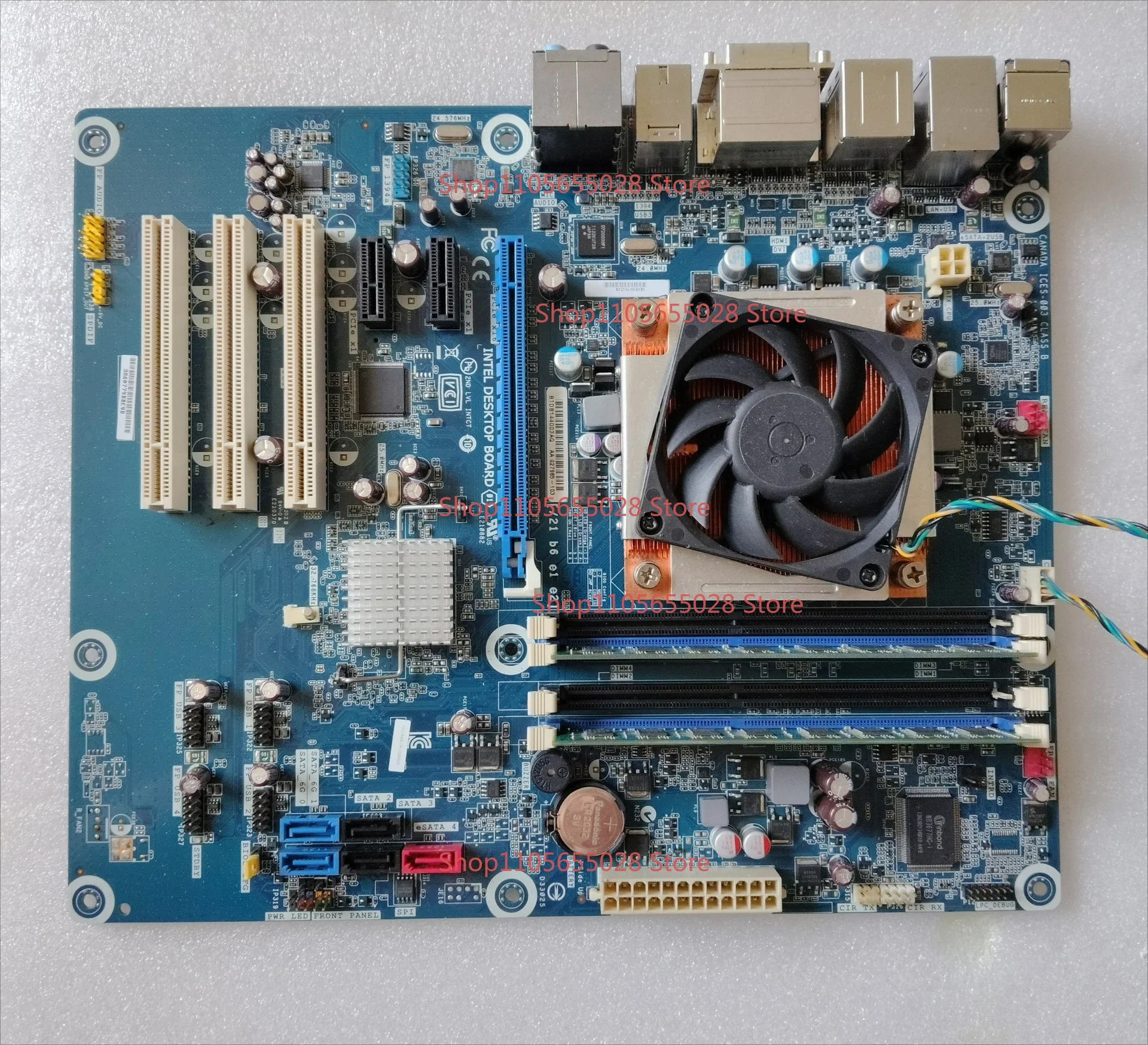 For the old main board, Intel original DZ68DB, Z68 chipset