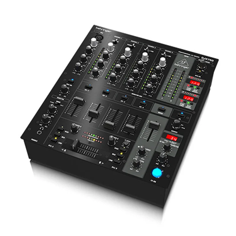 Behringers DJX750 Professional Small Multi Functional Digital Effects 5 Channel DJ  Sound Console