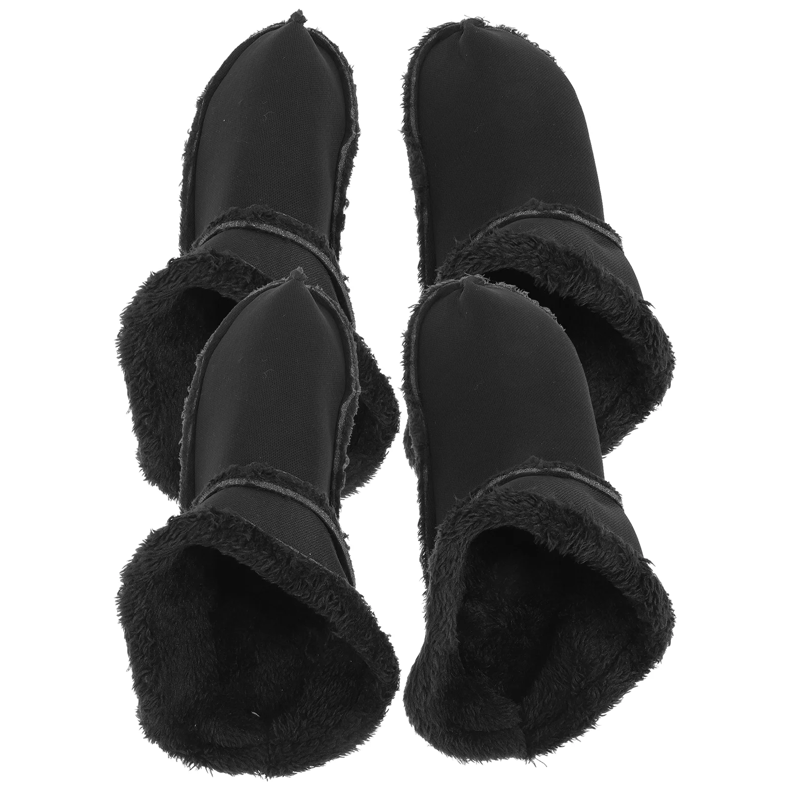 

2 Pairs Warm Clogs Winter Shoes Insoles Furry Liners Inserts Rack Cotton Cover Plush