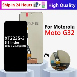 100% Test For Motorola Moto G32 LCD Display Touch Screen Digitizer Assembly For Moto G32 Display Replacemen Repair Parts