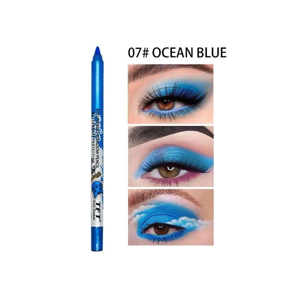 Long-Lasting Eyeliner Pencil Waterproof Not Blooming Glitter Eye Shadow Pencil Makeup Pigment Eyeshadow Eye Liner Pen Women