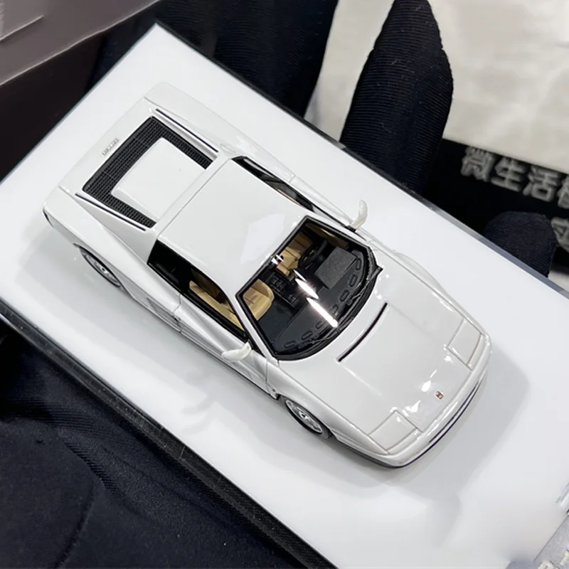 New In Stock CL 1:64 Testarossa Resin Car Model Miniature Diecast Ornaments Testarossa Static Limited Custom Toys Kids Gift