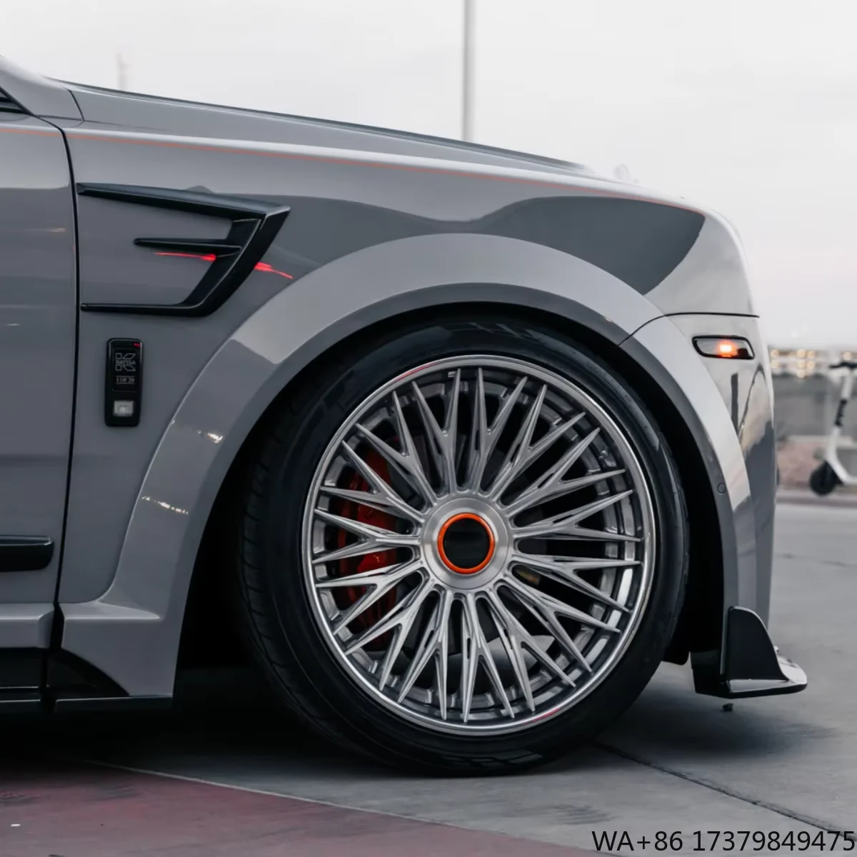 

2 Piece Forged Luxury Alloy Wheels for ROLLS ROYCE CULLINAN Multi-Spoke Polished 8J Available 19 Inches Concave Deep Dish Design
