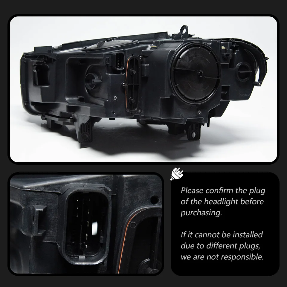 AKD Head Lamp for BMW X5 F15 LED Headlight 2014-2018 Headlights F15 DRL Turn Signal High Beam Angel Eye Projector