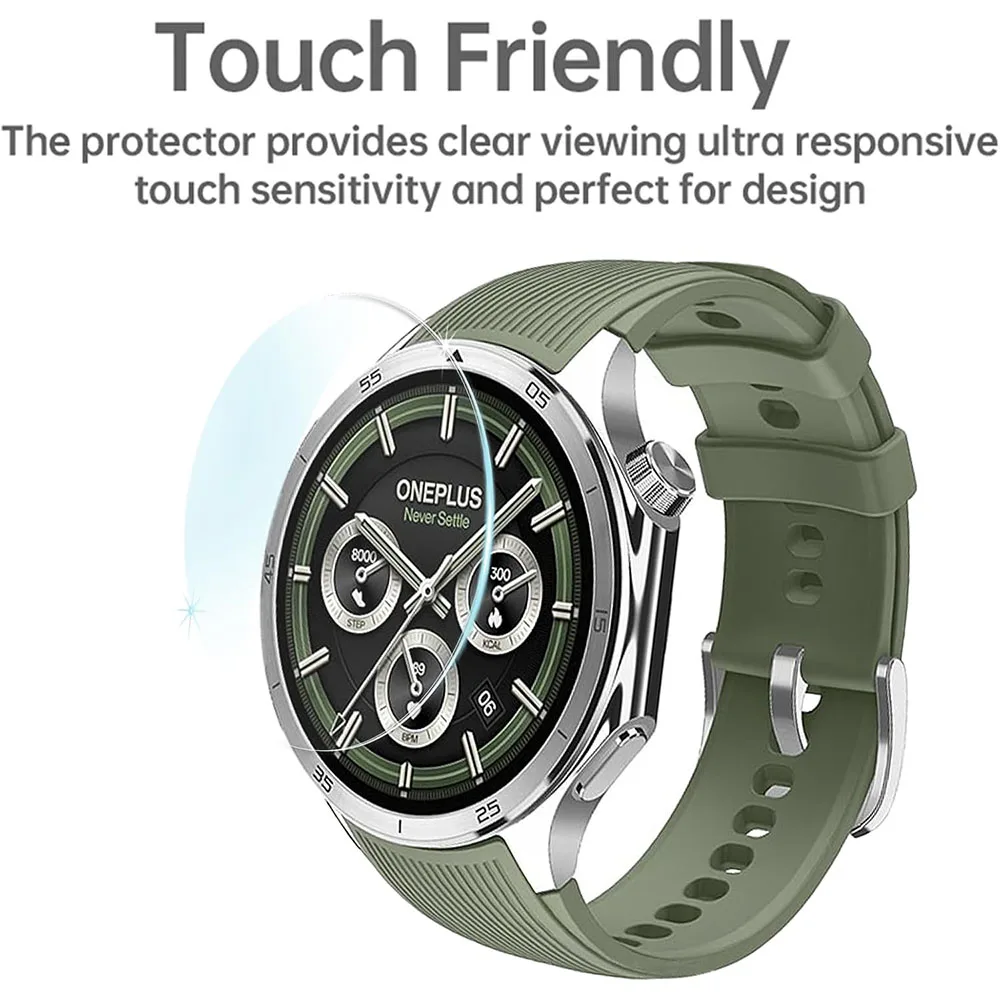 3PCS Tempered Glass Films Guard for Oneplus Watch 3/ OnePlus Watch 2R Screen Protector Protective Glass Film Accessories view 6