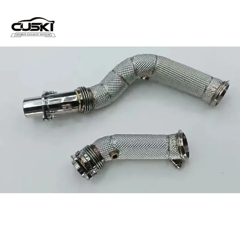 High Flow Catless downpipe For BMW M3/M4 F80 F82 3.0T 2014-2019 quality Stainless Steel Car Exhaust Modification Accessories