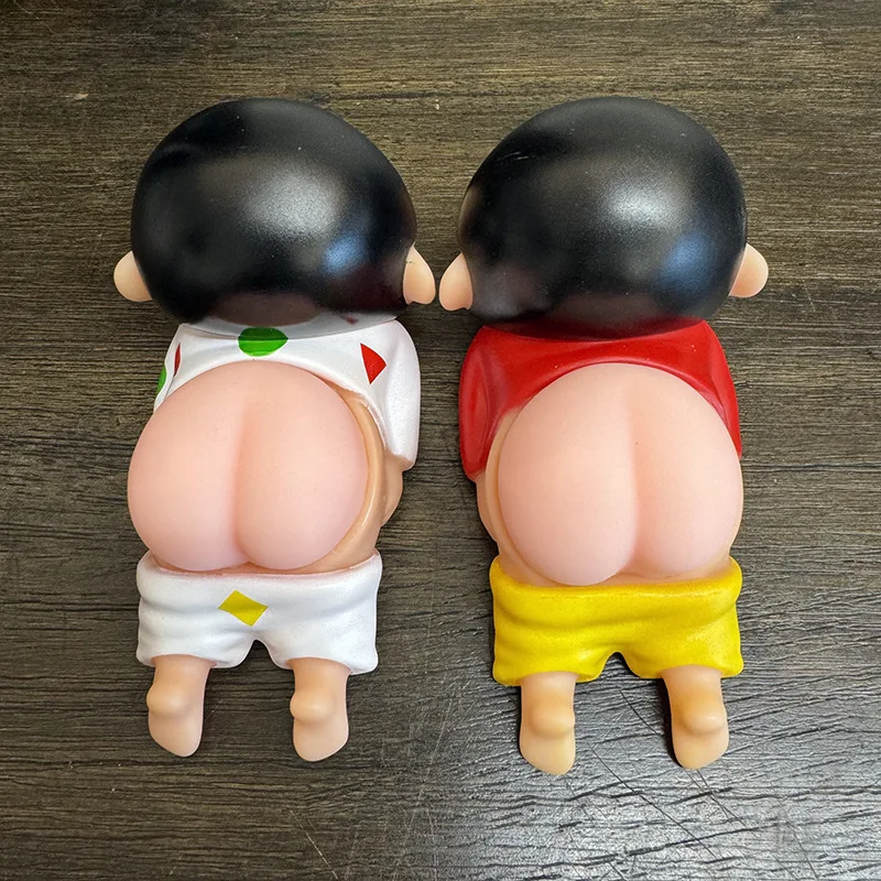 New Crayon ShinChans Anime Action Figure Car Desktop Funny Shinnosuke Nohara Ornaments Statue Dolls Birthday Toy Christmas Gifts view 2