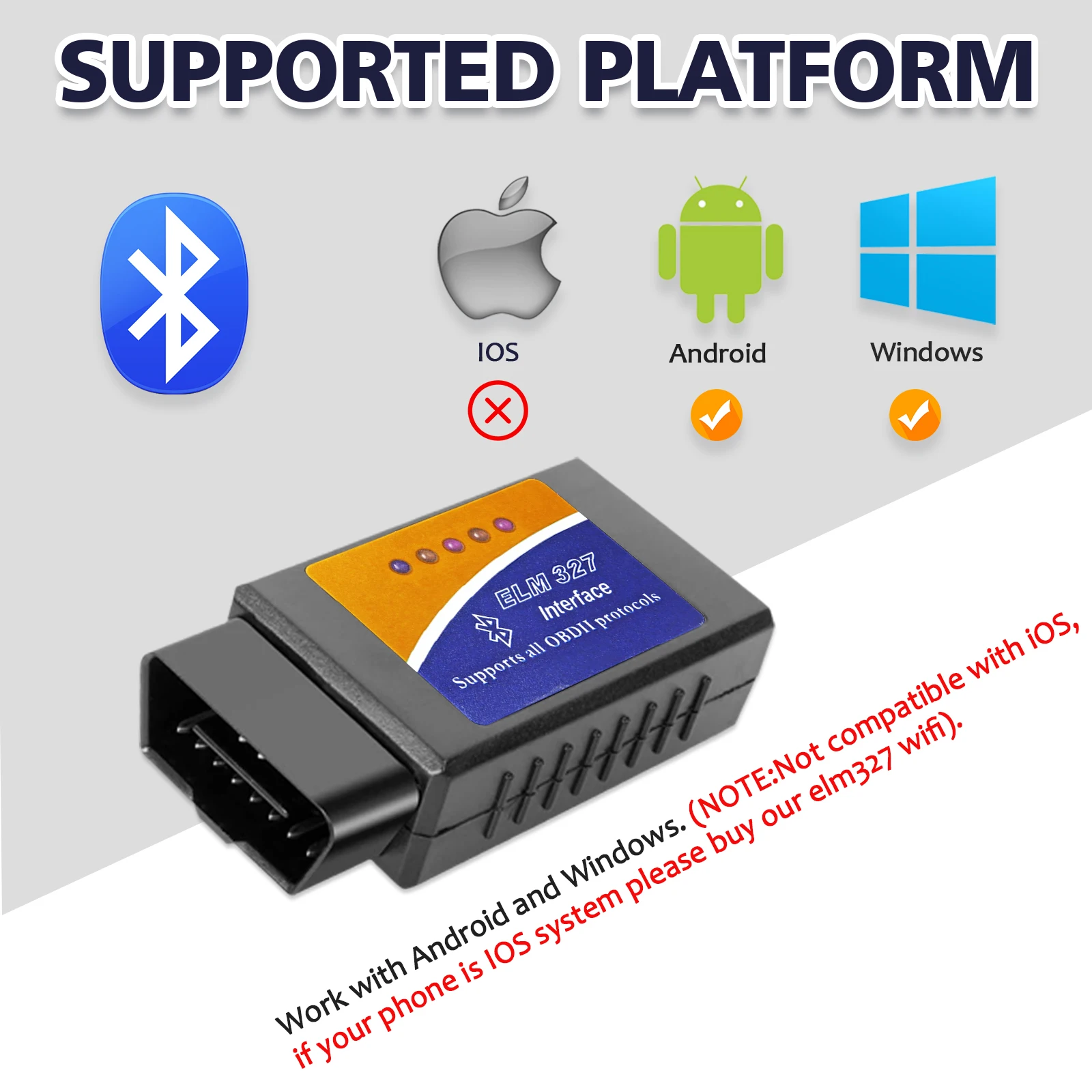 ELM327 v1.4 сканер Bluetooth Connect OBD2 считыватель кодов с оригинальным PIC18F25K80 для Android/Windows OBDII диагностический инструмент сканирования