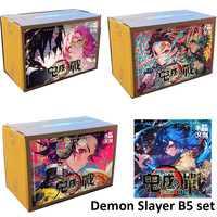 Crystal Culture And Creativity Demon Slayer B5 Art Board Game Cards Tanjirou Kamado Nezuko Anime Character Collection Card Toy