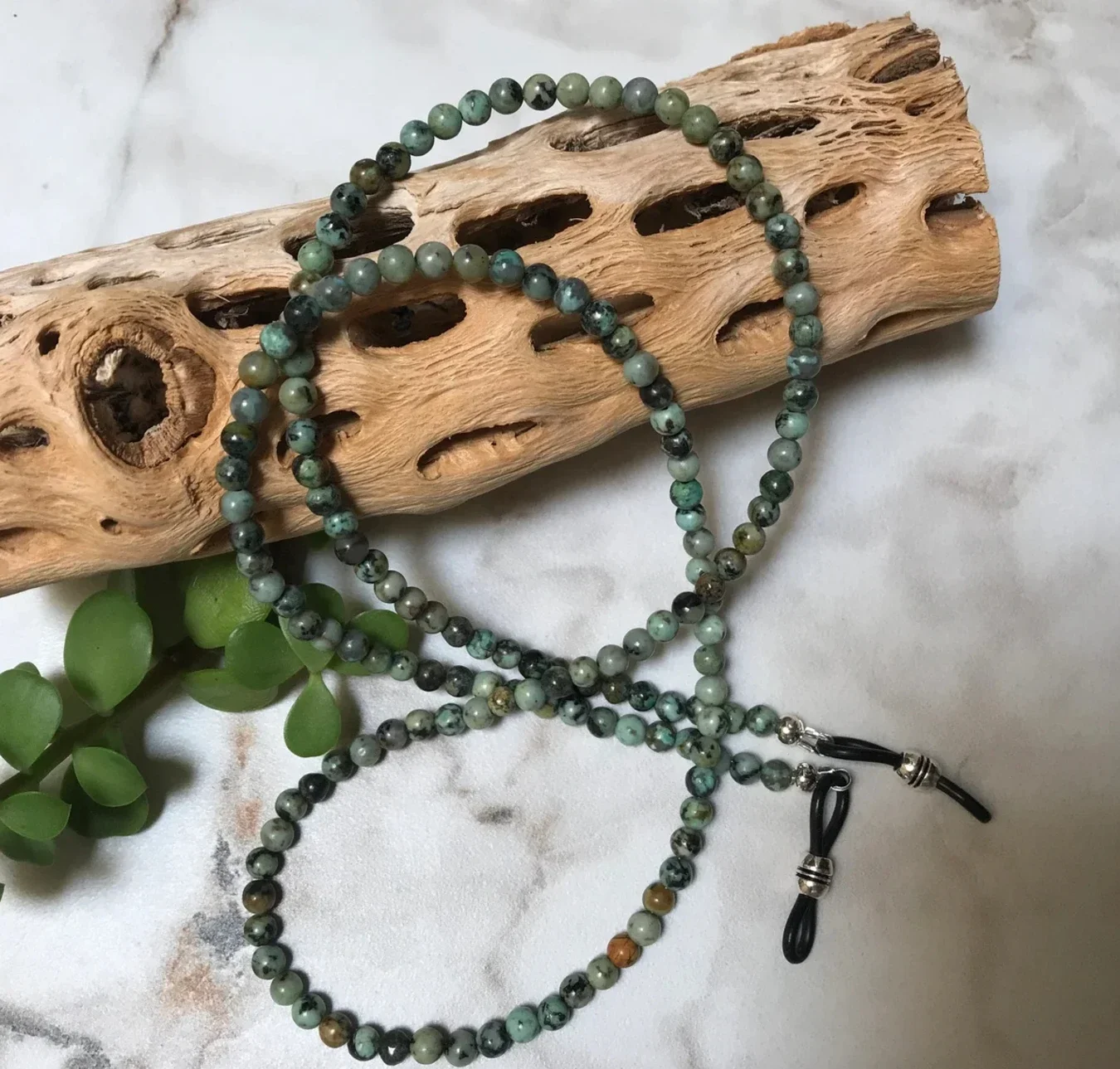Tigereye X Tortoise Style Unisex Eyeglass Chain | Sunglass Glasses Strap Holder
