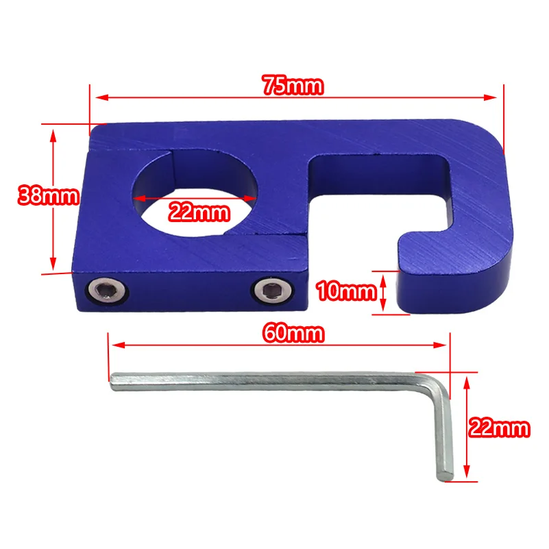 Motorcycle Luggage Helmet Hook Aluminum Mount Motorcycle Scooter Helmet Holder Bag Hook Hanger Compatible with PCX150