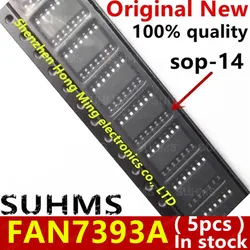 (5piece)100% New FAN7393A FAN7393AMX sop-14 Chipset
