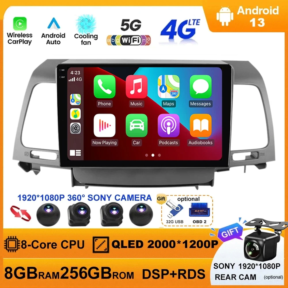 

Android 13 Car Radio For Kia Opirus 2007-2008 Multimedia Video Player Stereo GPS Navigation Wireless Carplay Andorid Auto WIFI