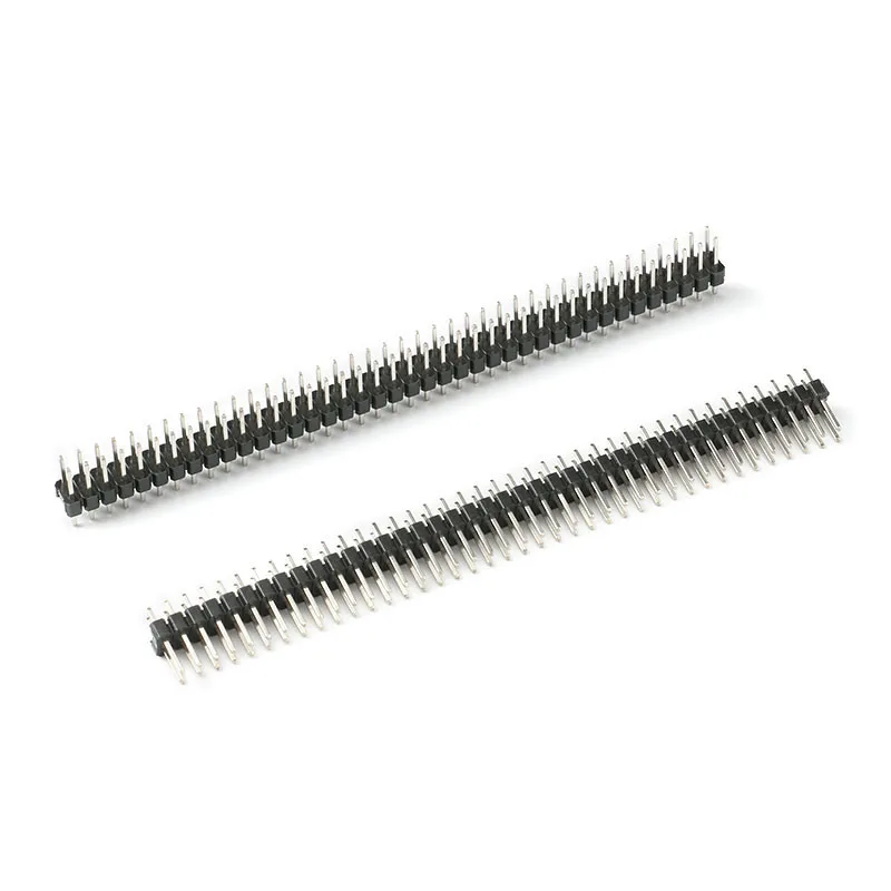 10pcs/2pcs 2.54mm 2*40 Pin Male Double Row Pin Header Strip Connector 2x40p DIY Kit Parts