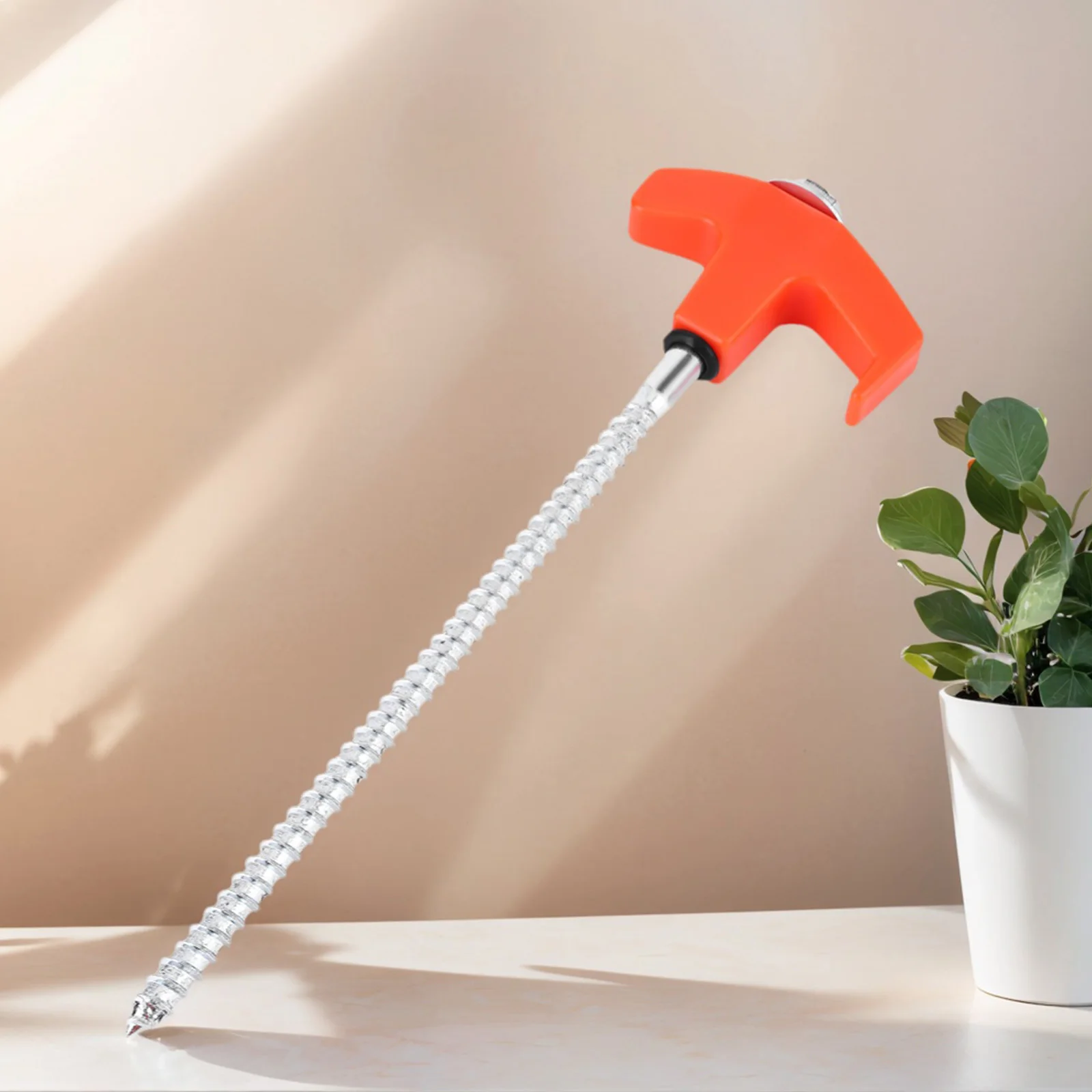 20 Pcs 7inch Camping Stakes Tent Pegs Includes Hex Head Driver & Storage Box Awning Pegs Metal Threaded Tent Spikes for Camping