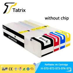 Refill Ink Cartridge For HP 972 973 974 975 973X PageWide Pro 352dw 377dw 452dn 452dw 477dn 477dw 552dw 577z 577dw.Without Chip