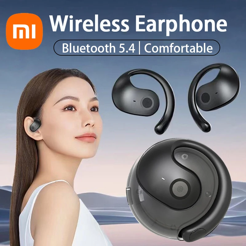 XIAOMI-auriculares inalámbricos BY01 con Bluetooth 5,4, dispositivo de audio con sonido HiFi, gancho para la oreja, para deporte, música, IPX5,