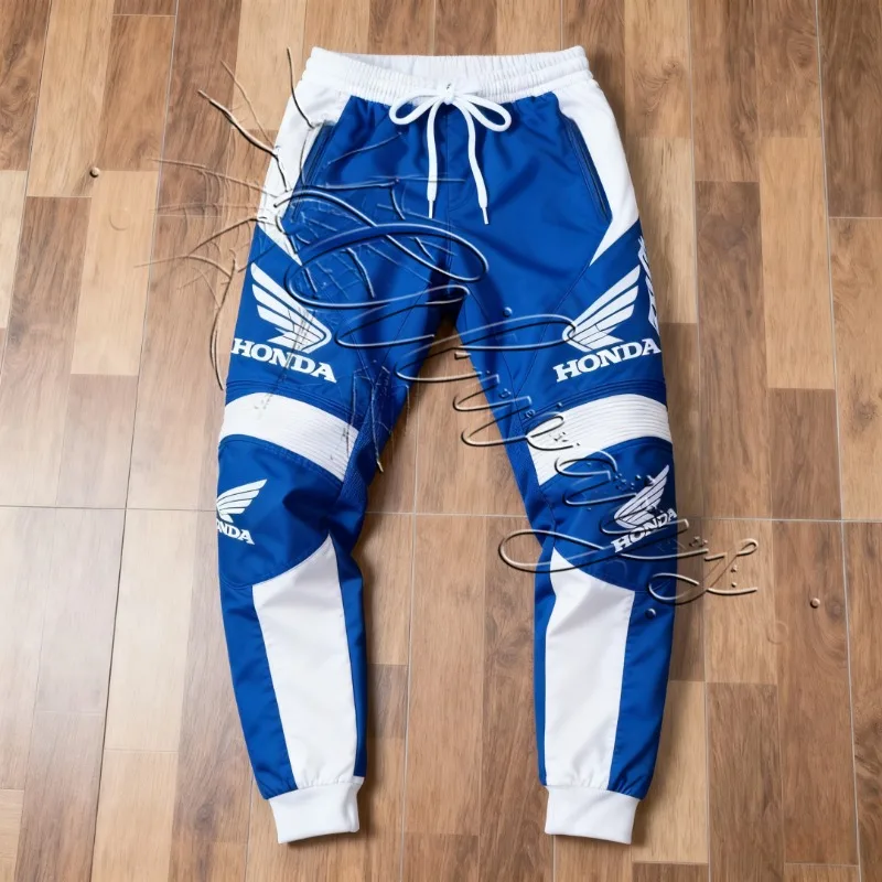 2026 تصميم جديد هوندا سباق الدراجات النارية دعوى الرجال موتو على الطرق الوعرة متحمس السراويل الإنحدار دراجة هوائية جبلية السراويل المألوف الرجعية #3