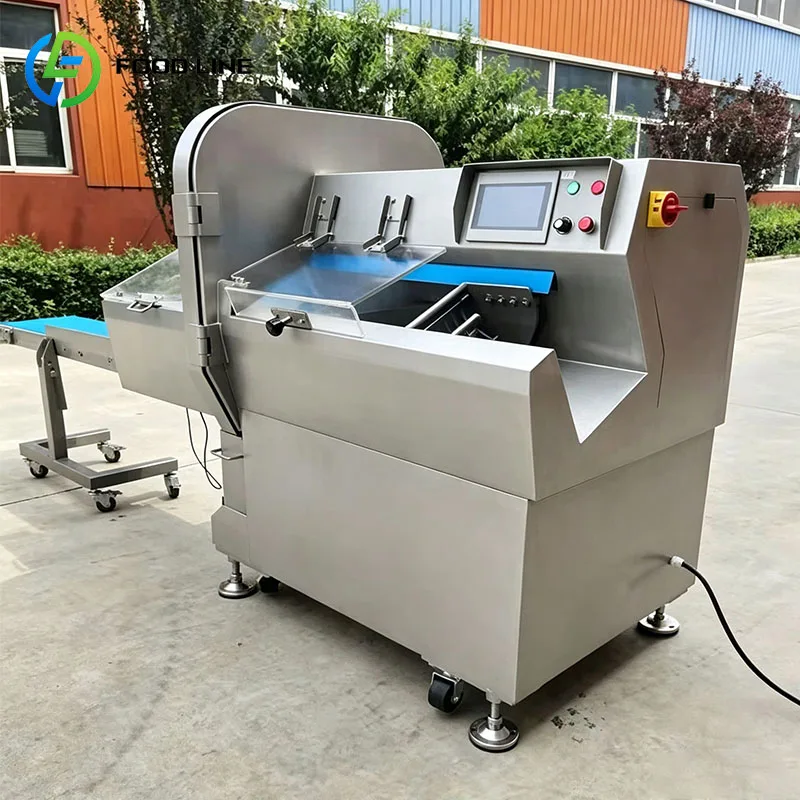 Commercial Meat Cutting Slicer Food Machine Adjustable Thickness for Frozen Beef Pork Chicken and Lamb Customized