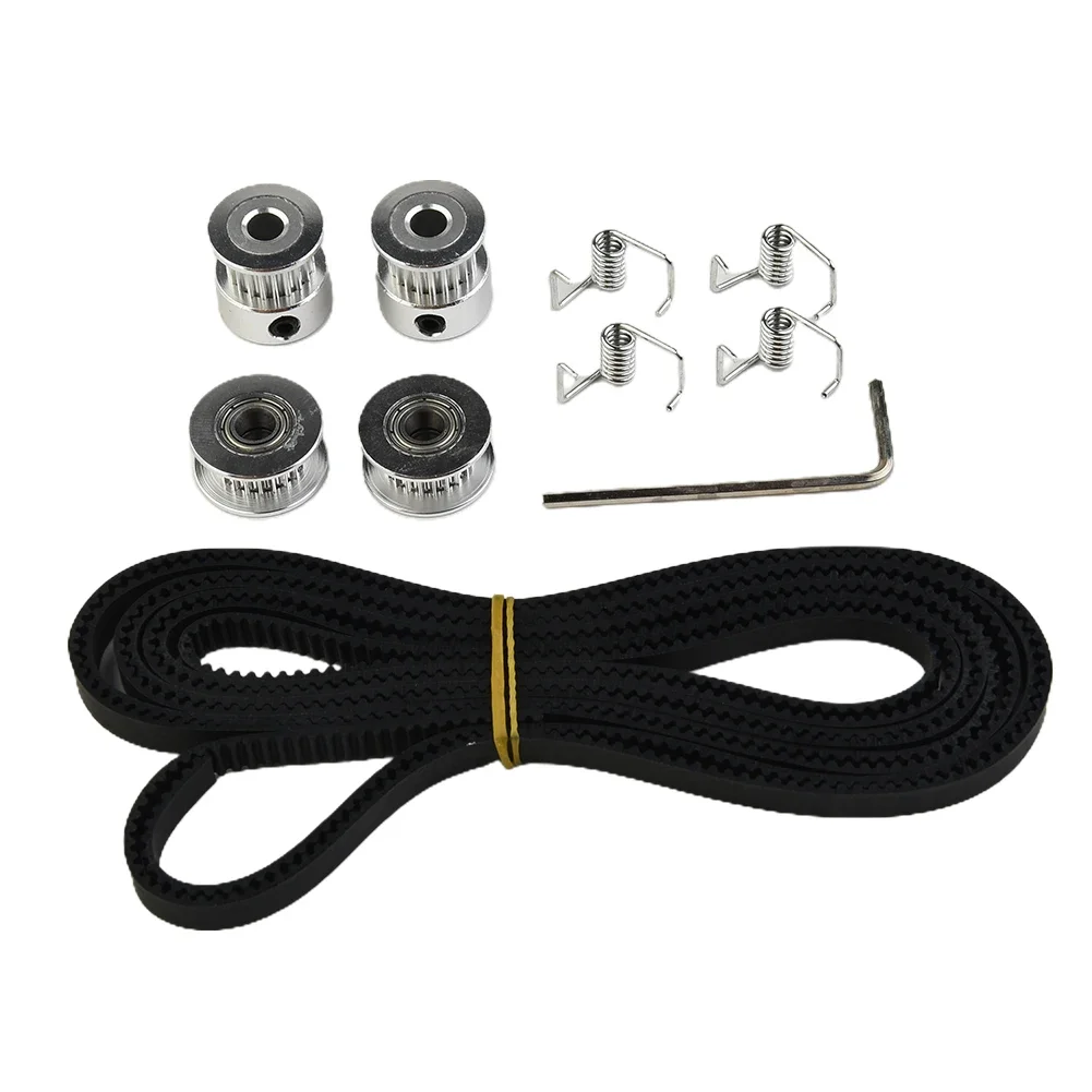 Torsion Springs Pulley Set -Gt2 Timing Belt Replacement Kit Accessories Screws Idlers Tool -=Parts For 3D Printers Linear Motors