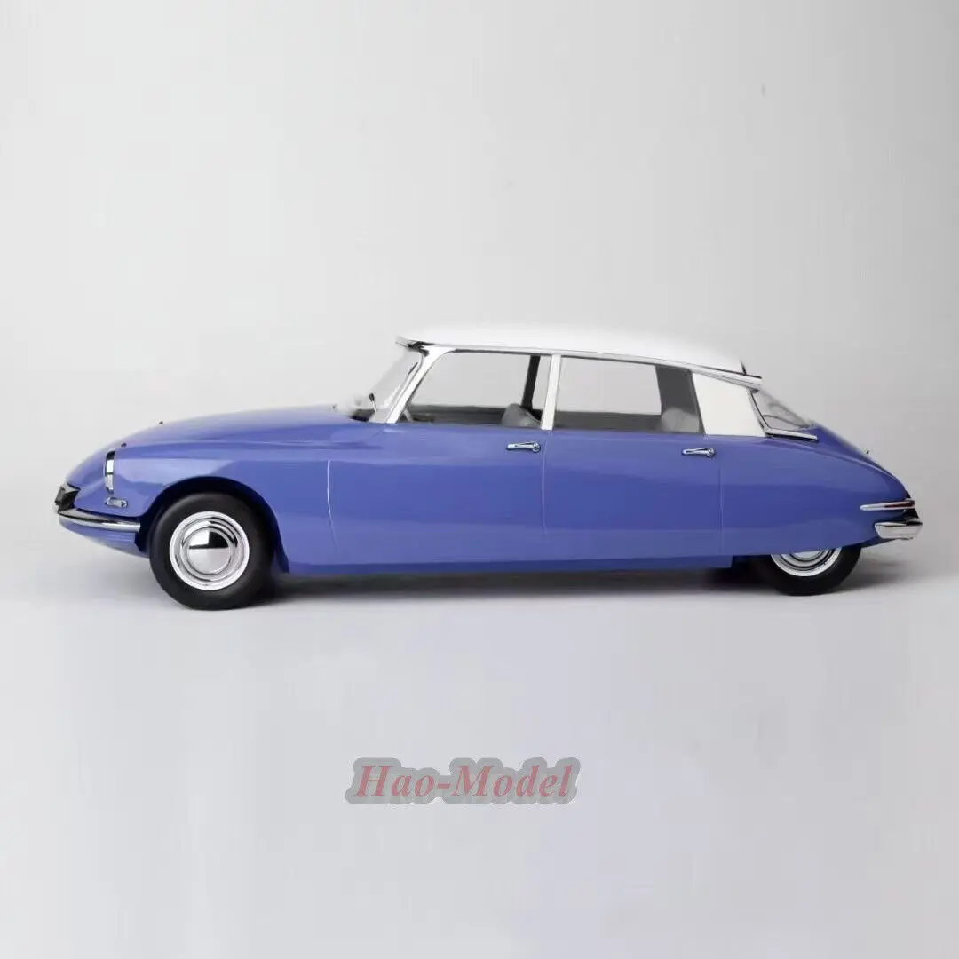 NOREV 1/12 For Citroen DS 19 1959 Alloy Diecast Model Car Simulation Toy Boys Birthday Gift Hobby Display Collection Blue/White