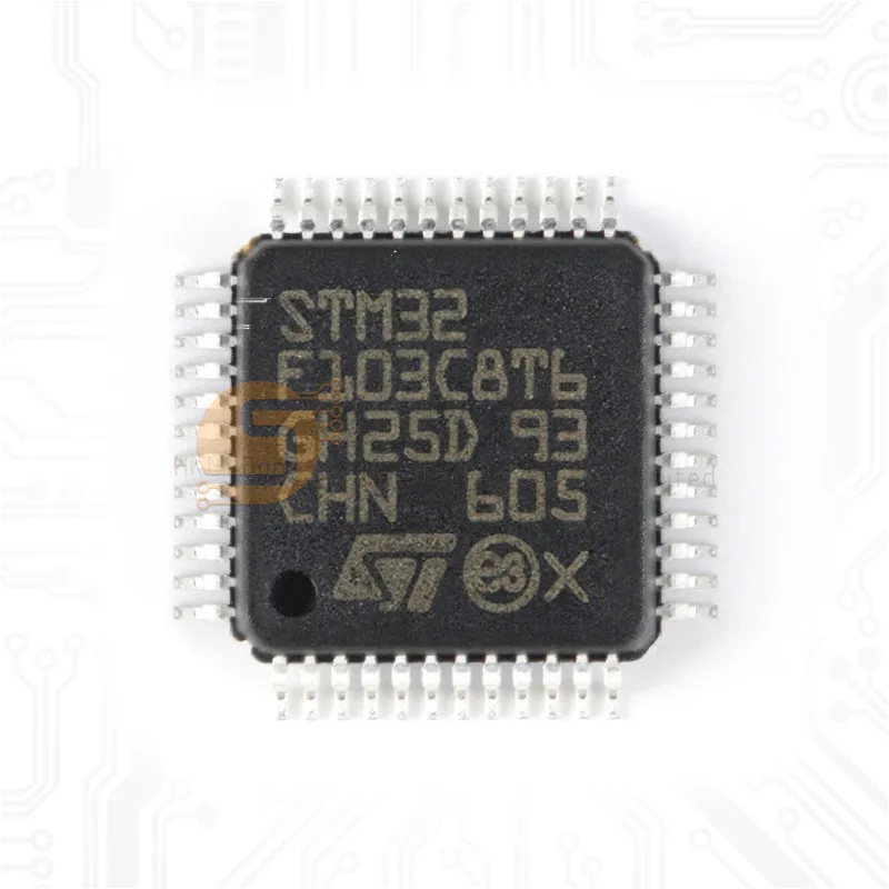 5pcs STM32F103C8T6 ARM STM32 32-bit Microcontroller MCU LQFP-48 IC Chip For Embedded Industrial Control Brand New and Original