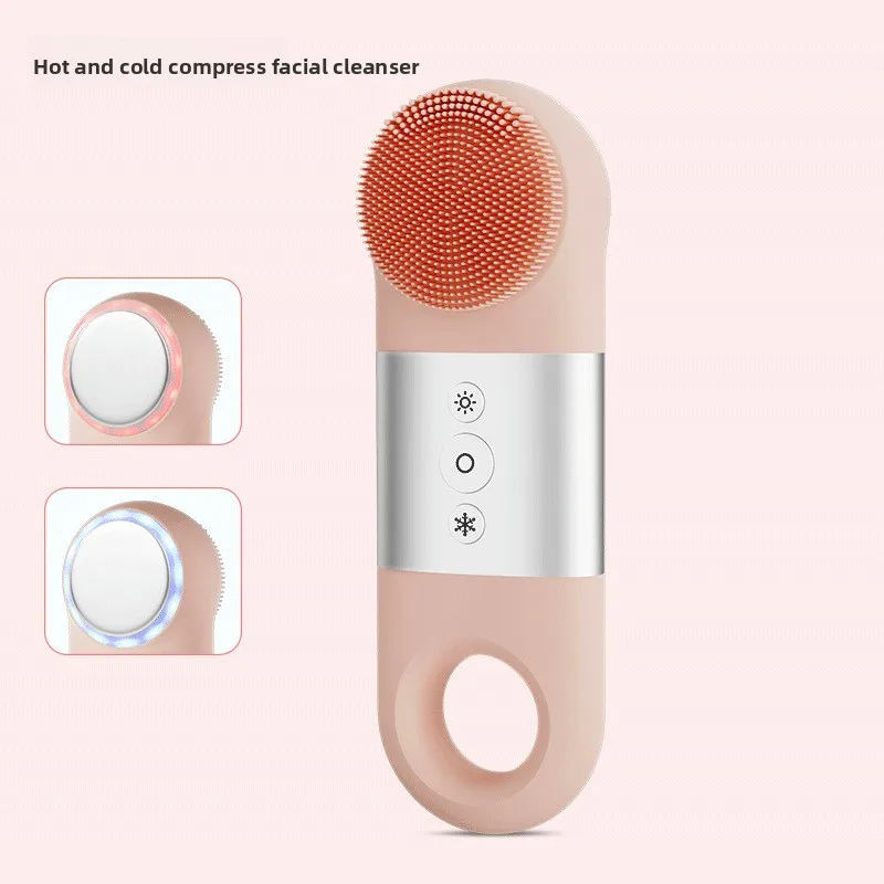 Cross-border New Silicone Electric Massage Cleansing Instrument, Face Washing Instrument, Skin Facial Makeup Remover