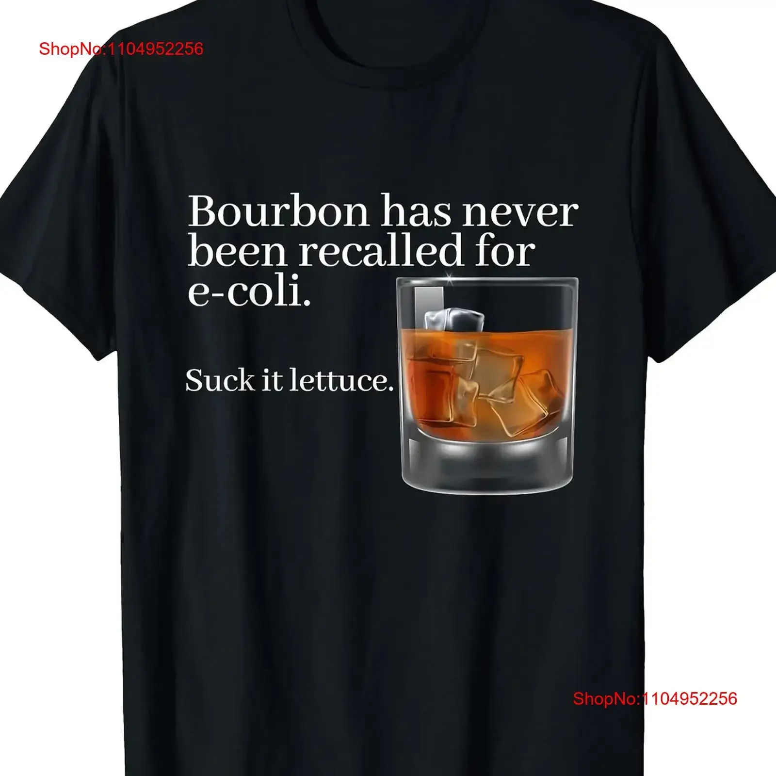 Bourbon Never Been Recalled For E Coli divertida camiseta de whisky 100 cott vintage lavado transpirable ropa de diseñador suave homme