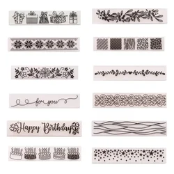 15x3cm bloem blad ster plastic embossing map DIY ambachtelijke sjabloon mallen stencils plakboek kaarten maken voor DIY Craft