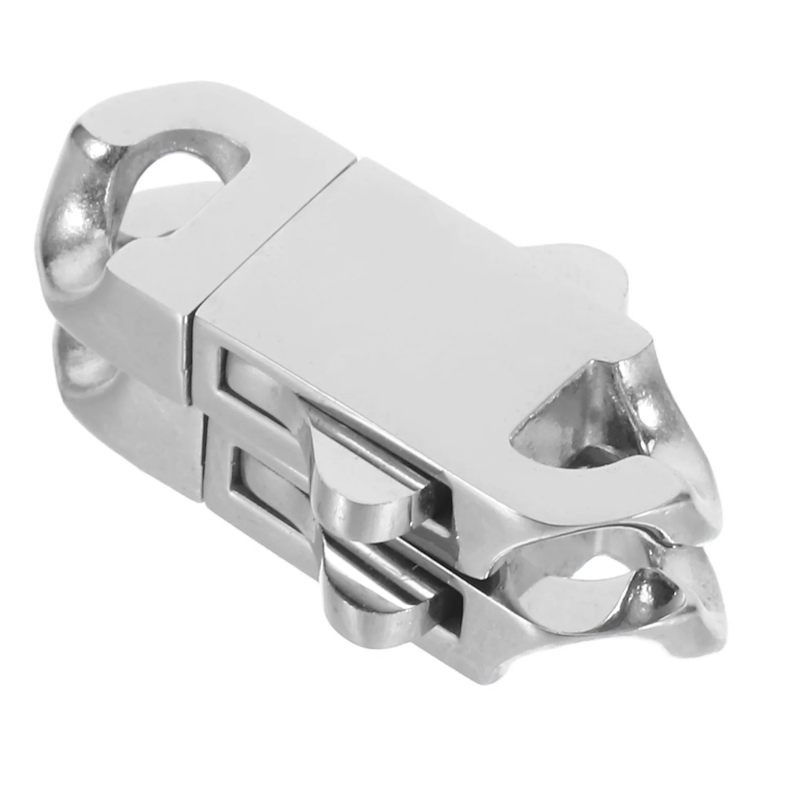 

2Pcs Stainless Steel Spring Buckle Resistant Scratch Proof Clasp for DIY Jewelry Projects Necklaces Bracelets Metal Toggle Latch