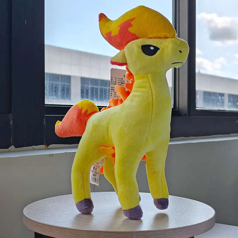 

Pokemon Kawaii Ponyta Stuffed Toys Cartoon&Cute Fire Horse Plush Dolls Throw Pillow Birthday Gift For Kids Friends Boys