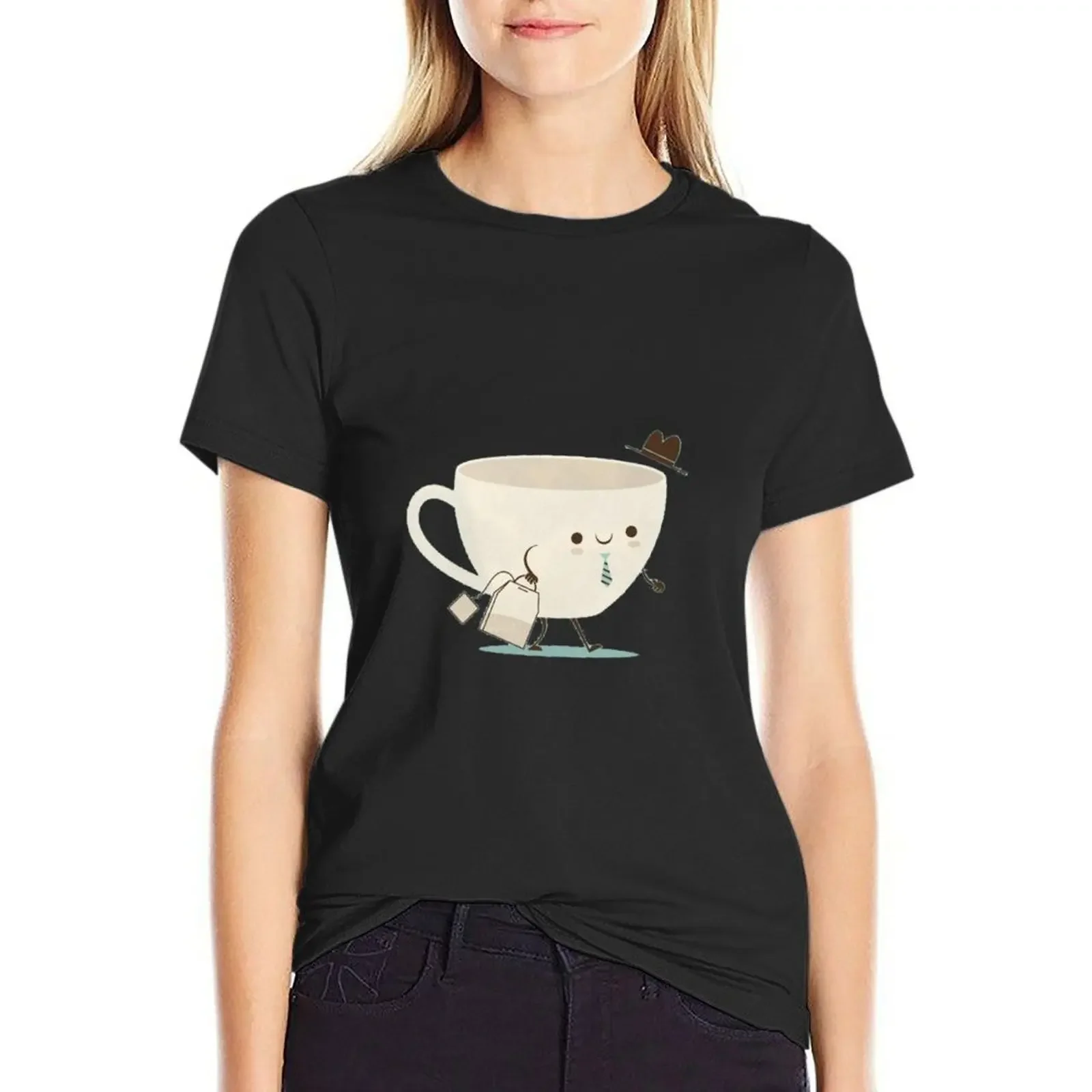 

Tea time T-Shirt cute tops customs design your own shirts graphic tees Womens clothing