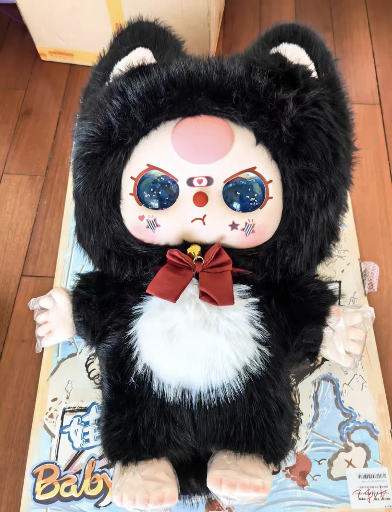 

Подлинная серия Nommi 400% Mystery Boxes Goodnight Bear, украшение для комнаты, виниловая коллекция кукол для девочек, детские игрушки на день рождения, подарки