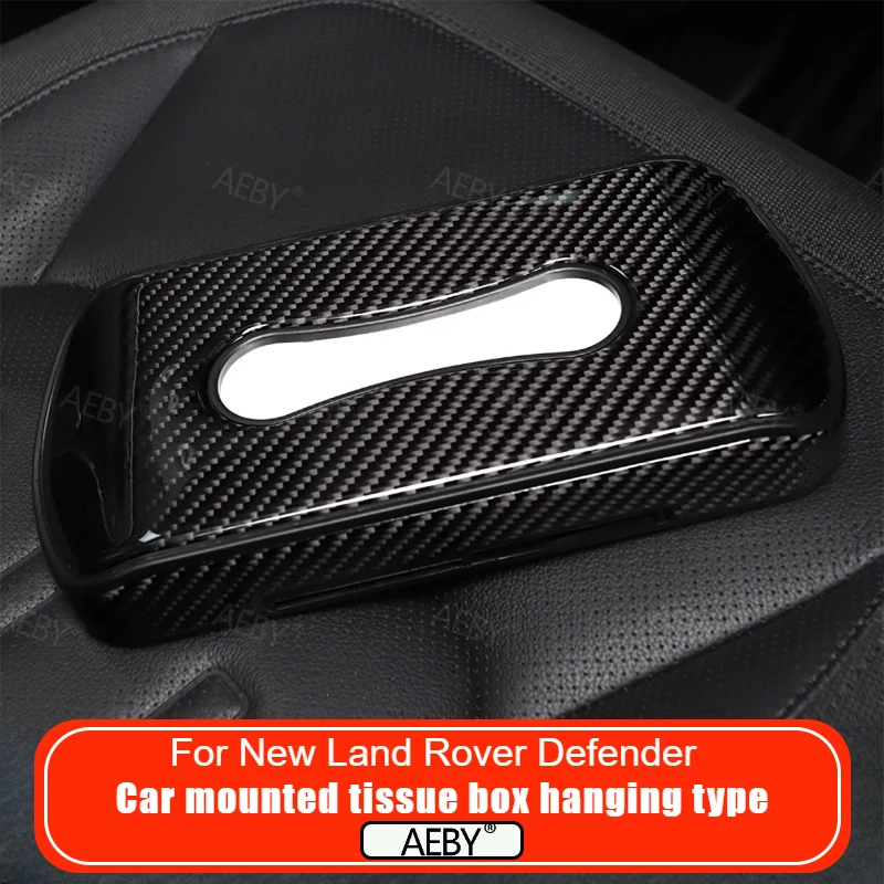 For New Land Rover Defender 90 110 130 Sun visor tissue holder Hang type storage Paper towel hanging cover Car Interior