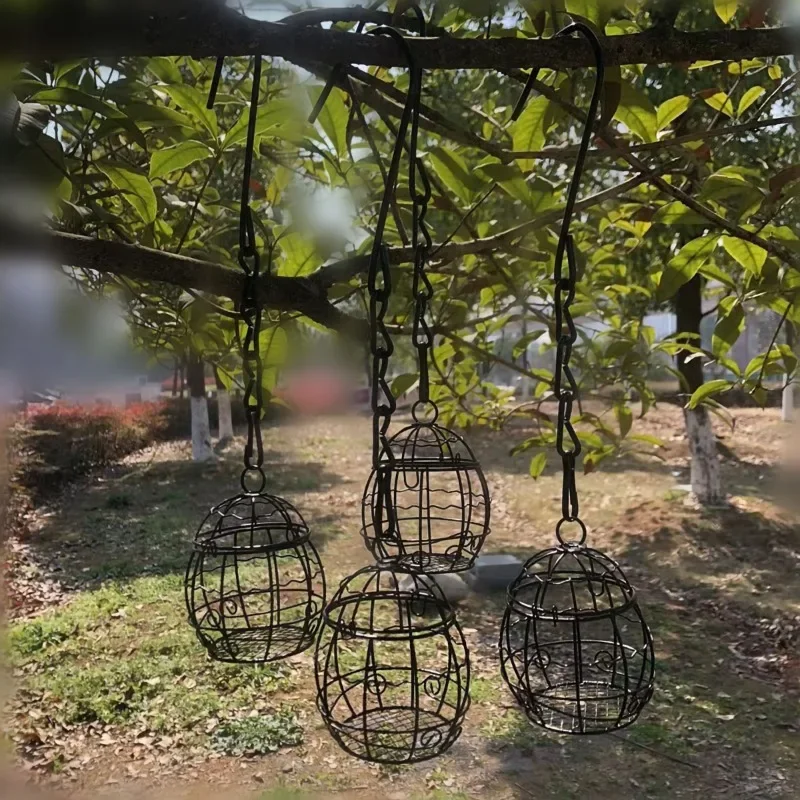 New Product Explosion Hanging Birdcage Feeders for Outdoor Gardens and Courtyards, Used as Accessories for Bird Feeding Stations