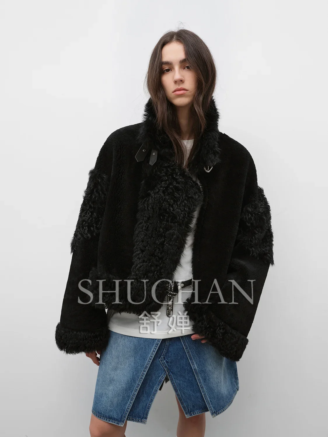 2024 New Casual Street Double-faced Fur Coat Women Winter Warm Casaco De Frio Feminino Inverno  Fur Coat Women