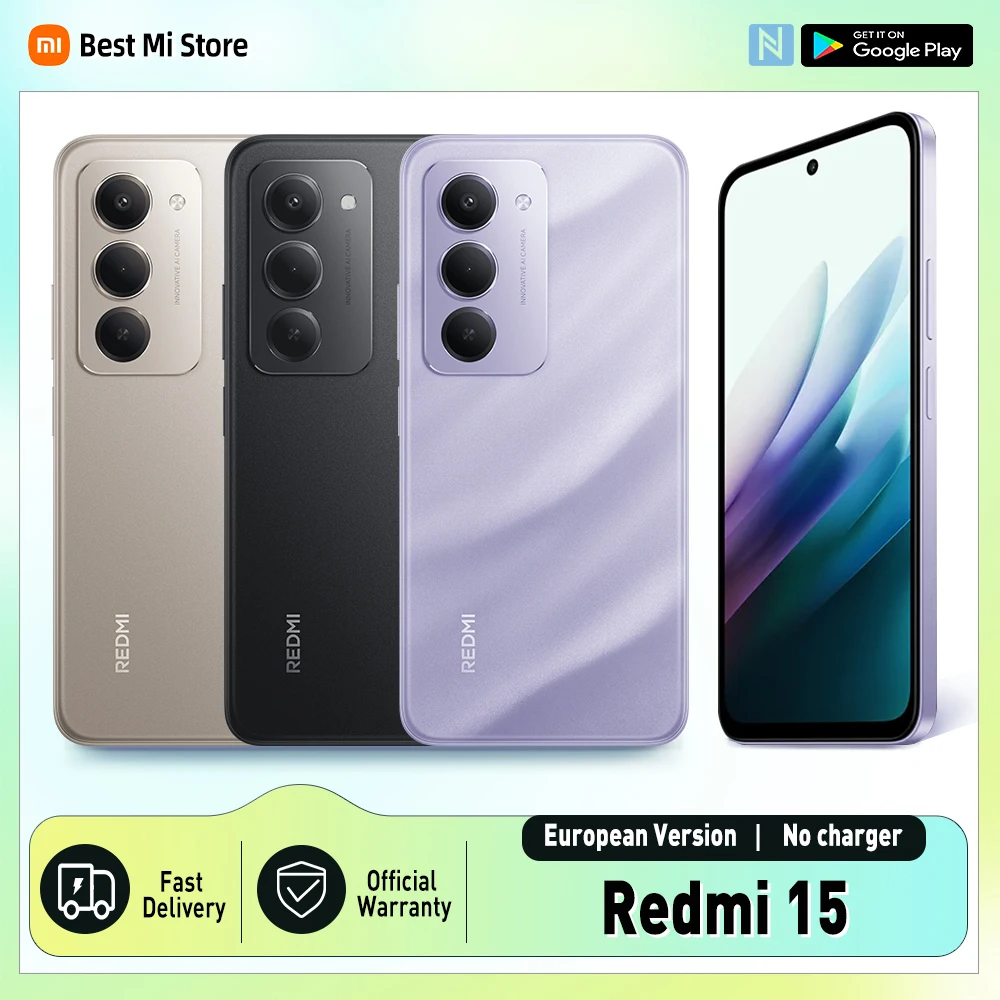 Xiaomi Redmi 15 Version Globale Snapdragon 685 Écran 6,9 Xiaomi Redmi 15 Version Globale Snapdragon 685 Écran 6,9