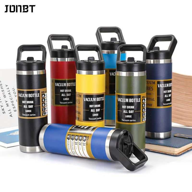 

27oz/37oz Thermal Bottle Hot And Cold Stainless Steel Thermos Portable Outdoor Camping Travel Leakproof Drinking Water Bottles