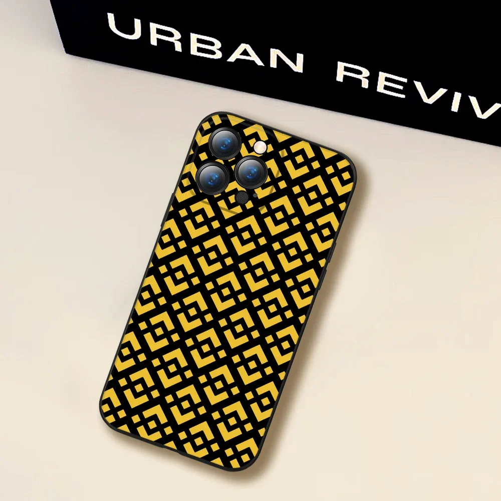 For IPhone 15 Binance Bnb Coin Crypto Coin Phone Case For IPhone 12 13 14 Pro XR XS MAX 14 Plus SE 13 Pro Iphone Black Covers