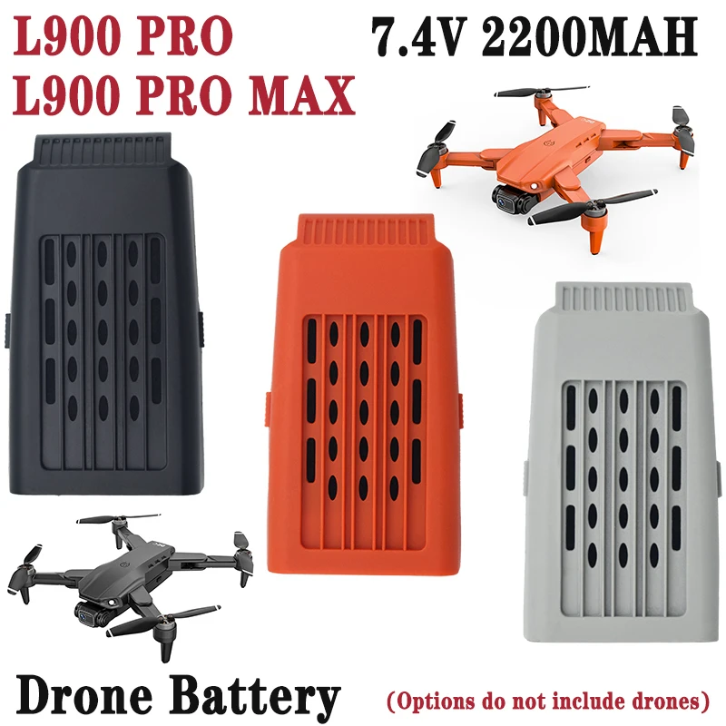 Drone Bateria para RC Quadcopter, Acessórios Drone, 7.4V, 2200mAh, L900PRO MAX, Original