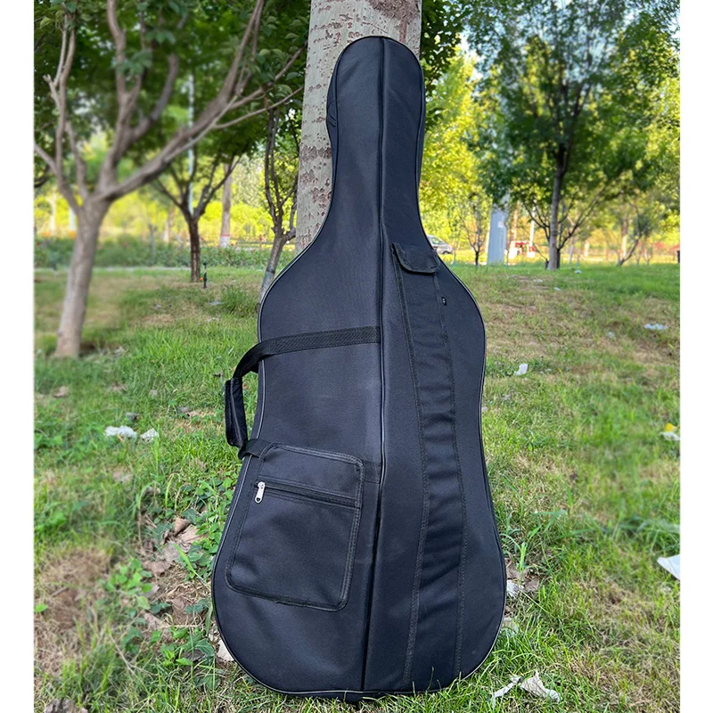 厚手のオックスフォード布チェロバッグ超軽量ダブルショルダーキャリーバイオリンケース防水楽器バッグ