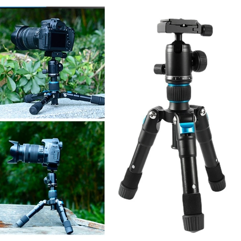 

Lightweight Mini Camera Tripod Stand Brackets Ideal For DSLRs Cameras And Camcorders Holder Support with Bag Wrench F19E